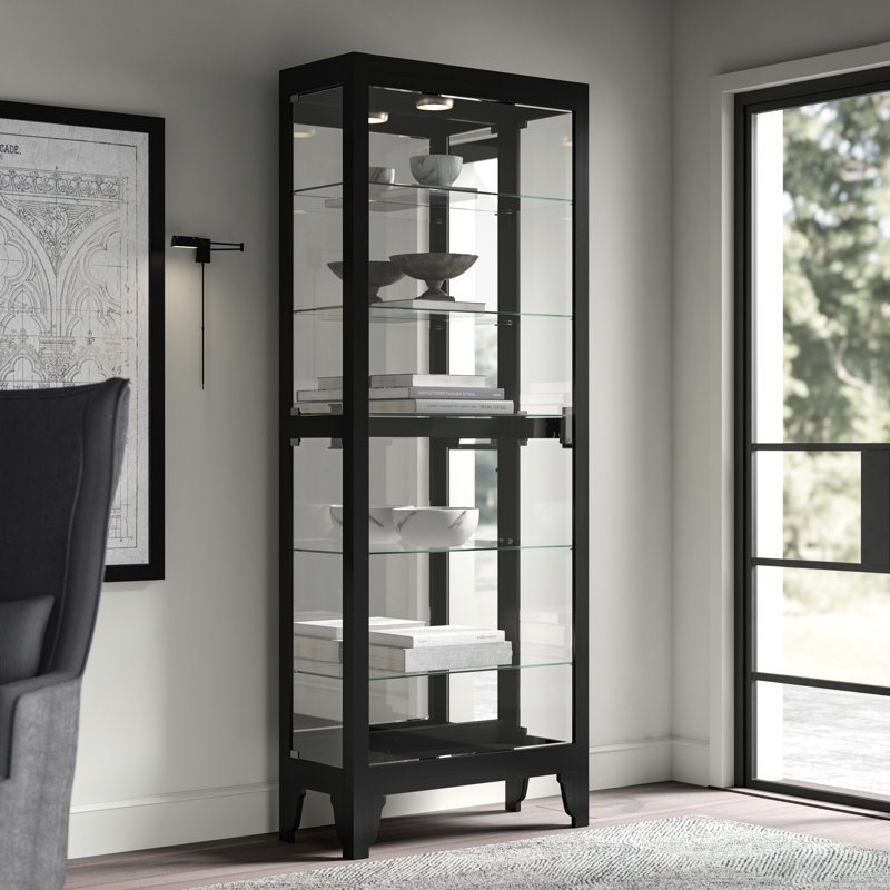 Flagg lighted curio cabinet discount